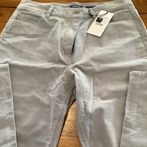 NWT OLSEN grey corduroy pants size 10
